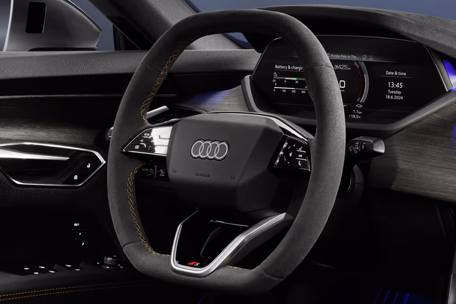Audi S E-Tron GT 2026 Steering Wheel horn pad with multifunction steering controls