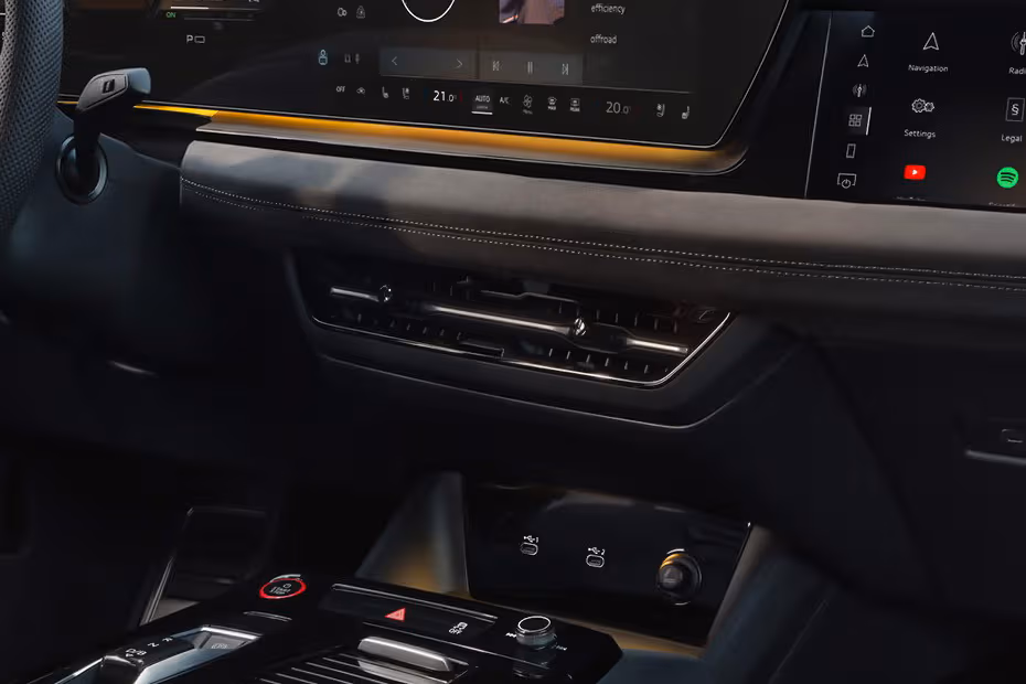 Audi SQ6 Sportback e-tron 2026 Front Dashboard AC Vents