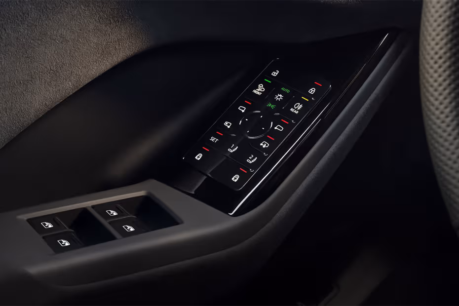 Audi SQ6 Sportback e-tron 2026 interior driver side front door panel