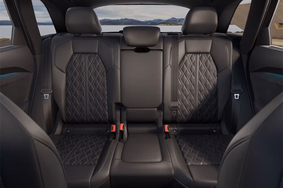 Audi SQ 5 2026 interior second row rear seats view