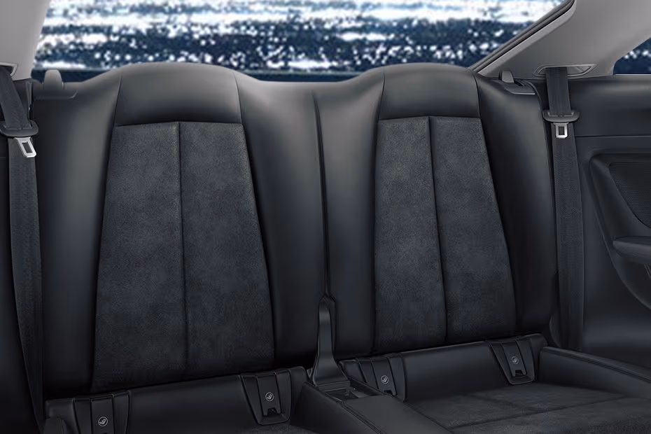 Audi TT Coupe 2026 interior second row rear seats view