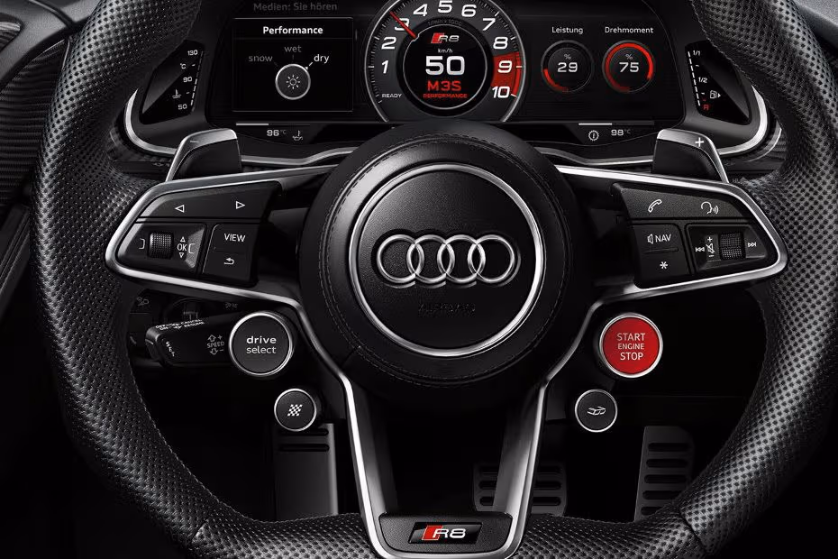 Audi R8 Coupe 2026 Multifunction Steering Wheel Controls