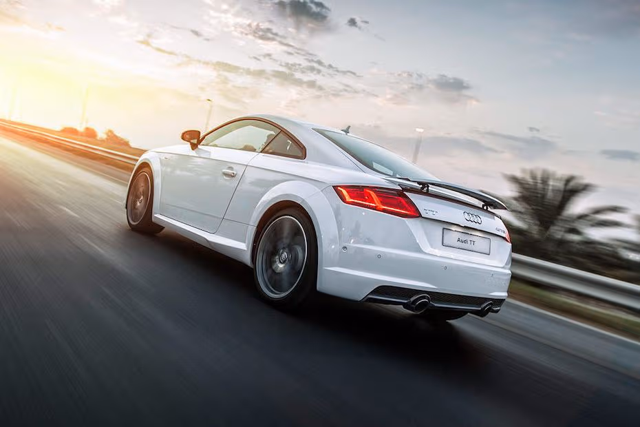 Audi TT Coupe 2026 rear view with LED Taillights