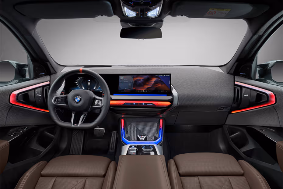 BMW X3 2026 SUV Dashboard Layout with Dual integrated displays