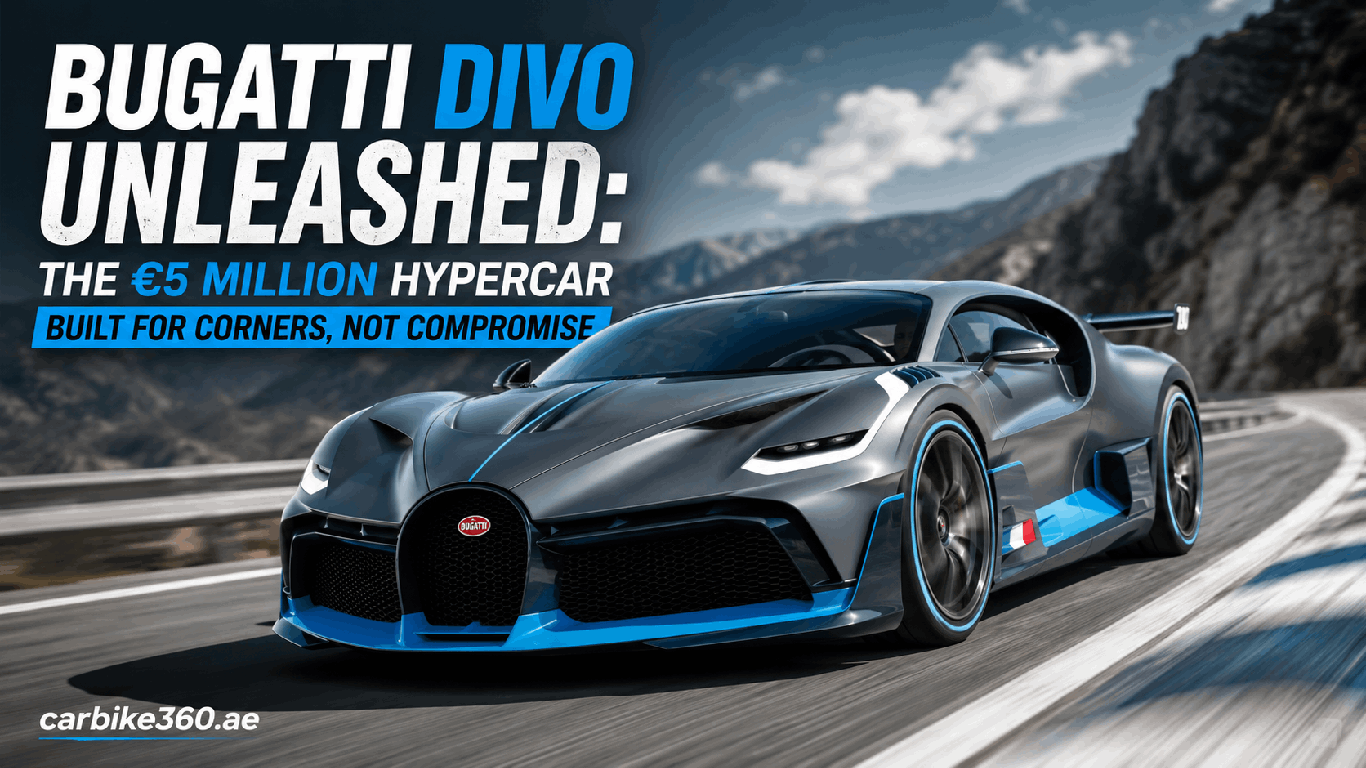 Bugatti Divo Unleashed: The €5 Million Hypercar Built for Corners, Not Compromise