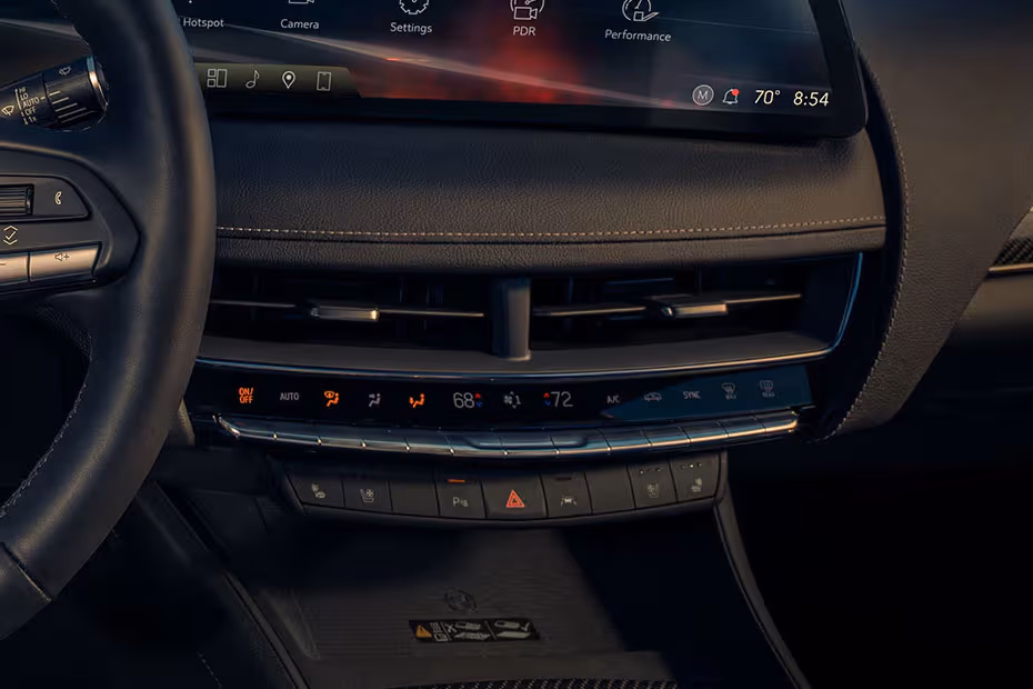 Cadillac CT5 V 2026 Automatic climate control panel