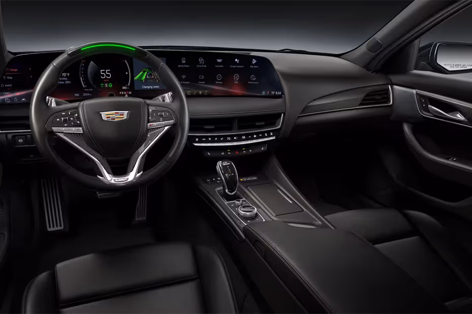 Cadillac CT5 V 2026 Dashboard layout with dual integrated displays