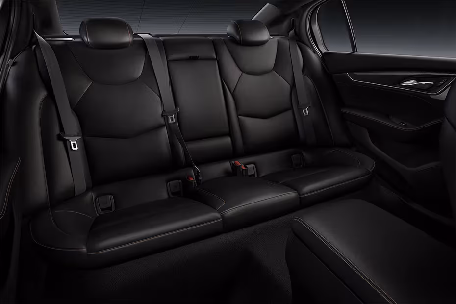 Cadillac CT5 V 2026 Interior second-row rear seats view