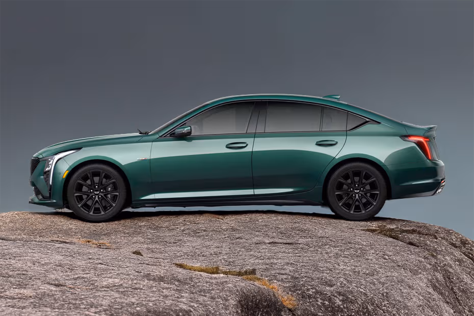 Cadillac CT5 V 2026 Left side profile with alloy wheels