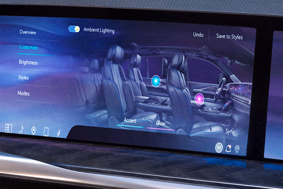 Cadillac Escalade 2026 Floating Touchscreen Infotainment System