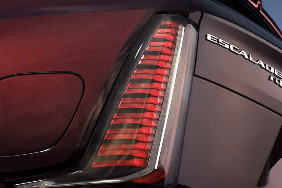 Cadillac Escalade IQ 2026 SUV Connected LED taillight close-up