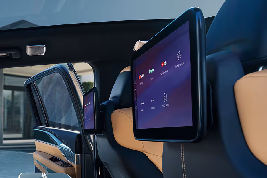 Cadillac Escalade IQ 2026 SUV Floating touchscreen infotainment system