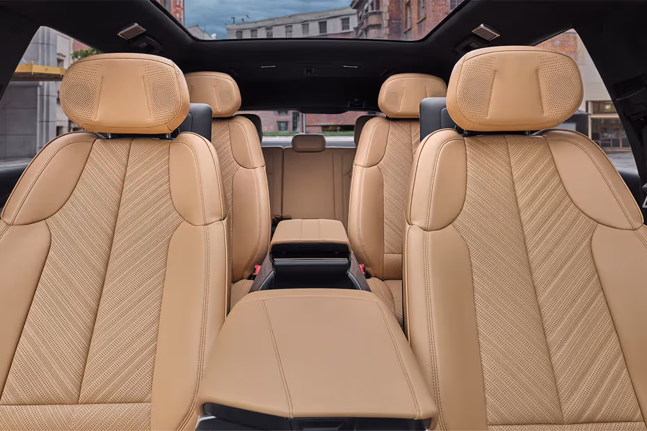 Cadillac Escalade IQ 2026 SUV Front seats view from the passenger side cabin