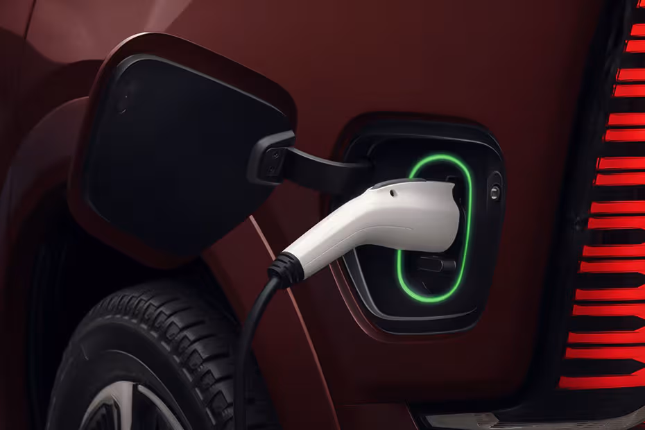 Cadillac Escalade IQ 2026 SUV Fuel lid open