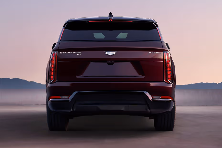 Cadillac Escalade IQ 2026 SUV Rear view with LED taillights