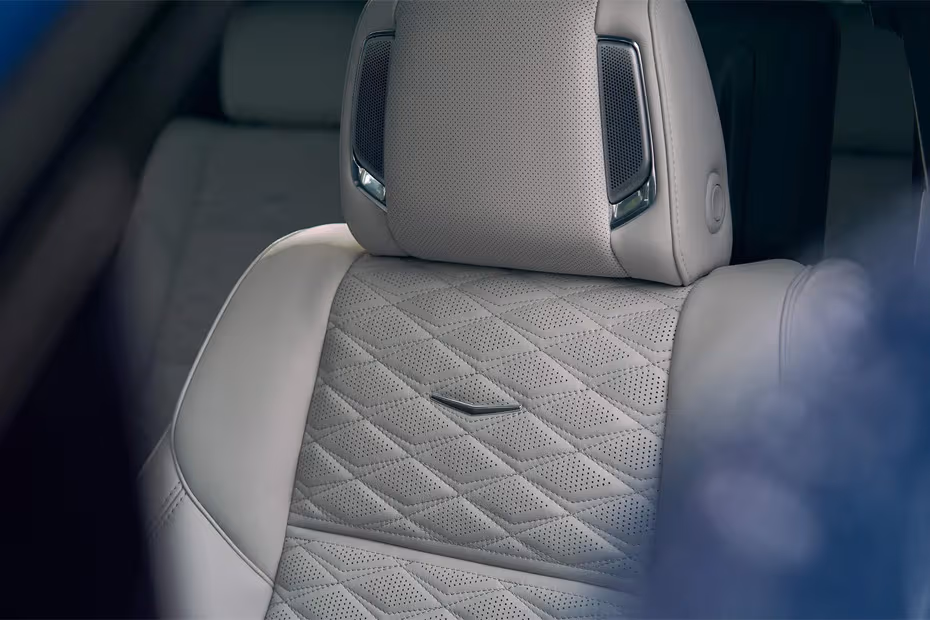 Cadillac Escalade V 2026 Adjustable Safety Headrest on the Front Cabin Seat