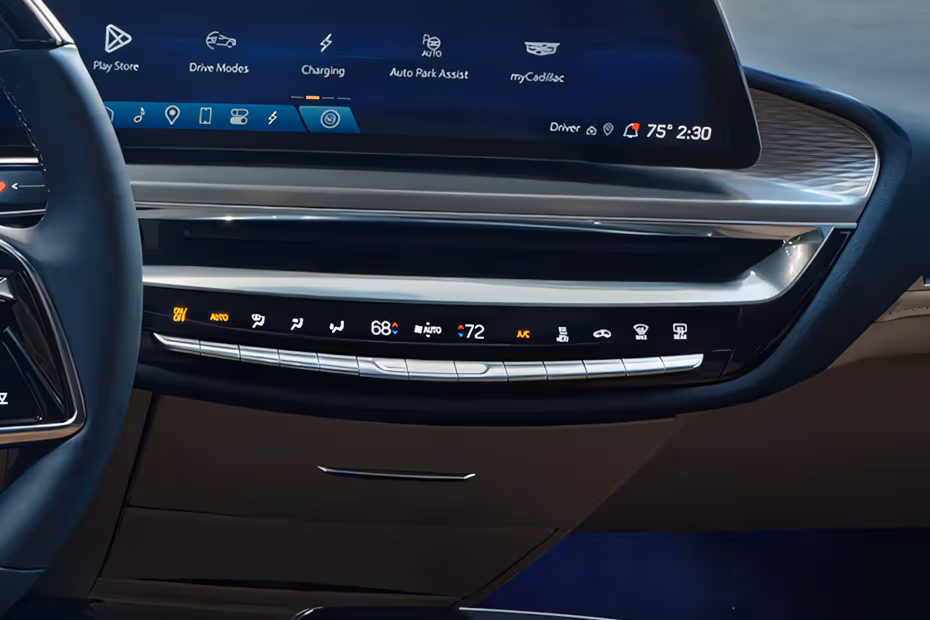Cadillac LYRIQ 2026 Automatic Climate Control Panel