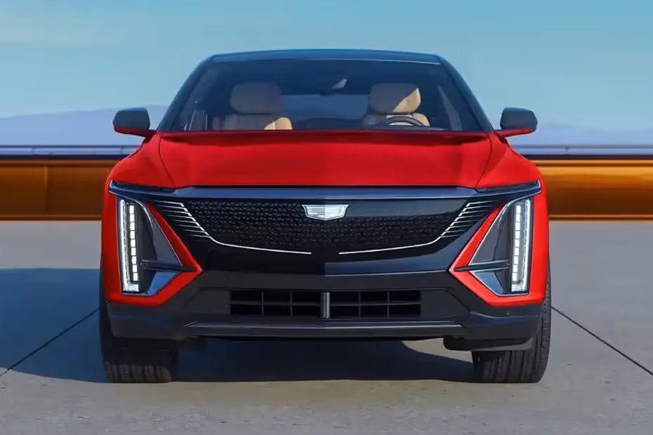 Cadillac LYRIQ 2026 Front View with LED Headlights