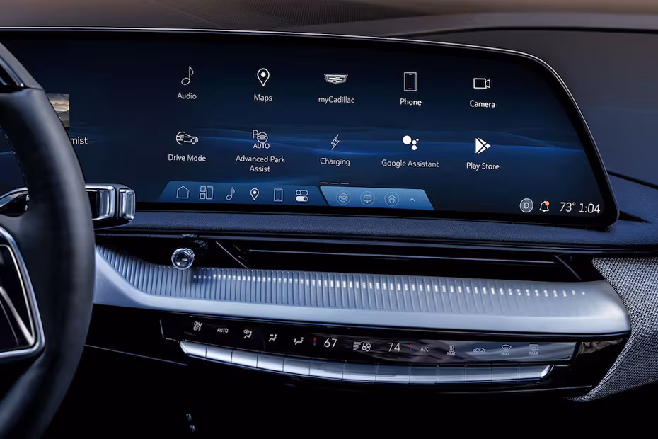 Cadillac Optiq 2025 Floating touchscreen infotainment system
