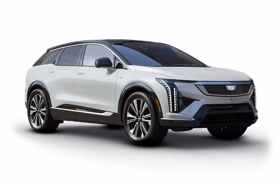 Cadillac Optiq 2026 SUV Crystal White Tricoat With Black Roof Colour
