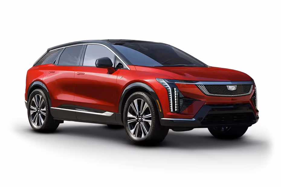 Cadillac Optiq 2026 SUV Radient Red Tincoat With Black Roof Colour