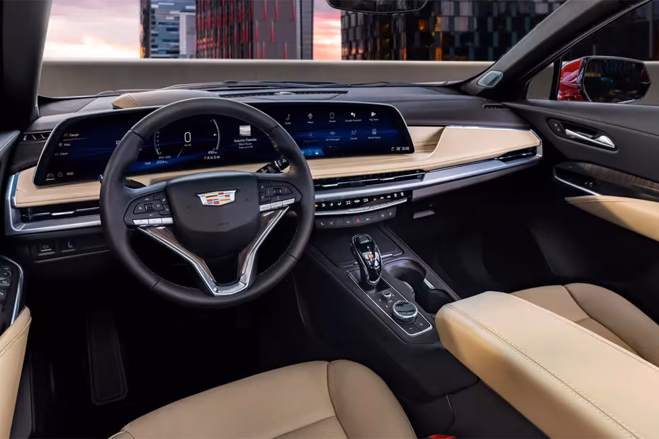 Cadillac XT4 2026 Dashboard Layout with Dual Integrated Displays
