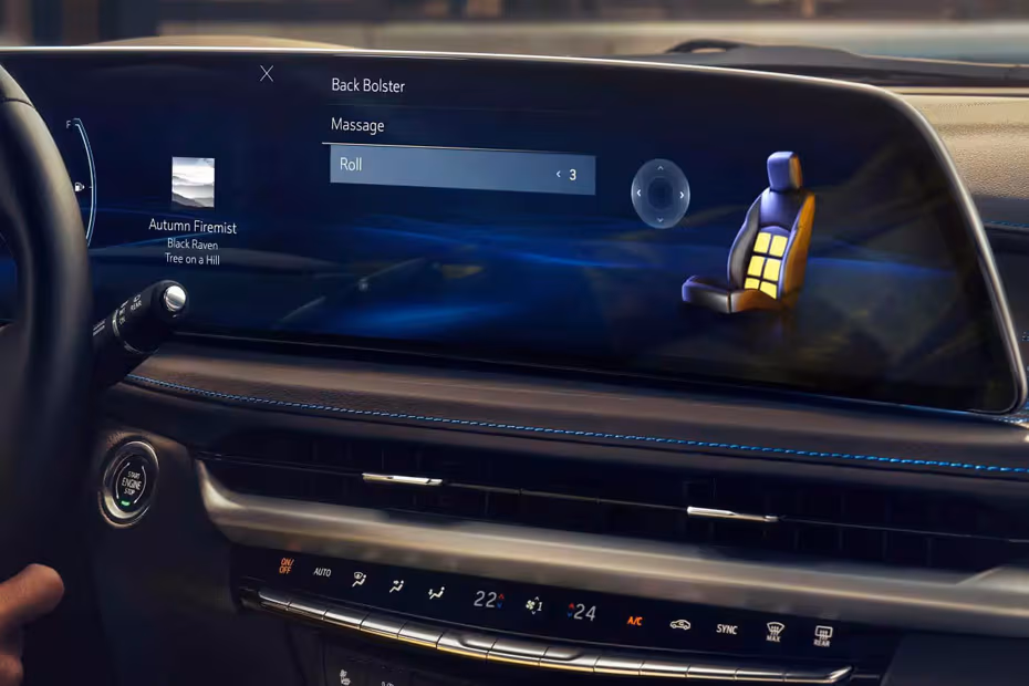 Cadillac XT4 2026 Floating Touchscreen Infotainment System