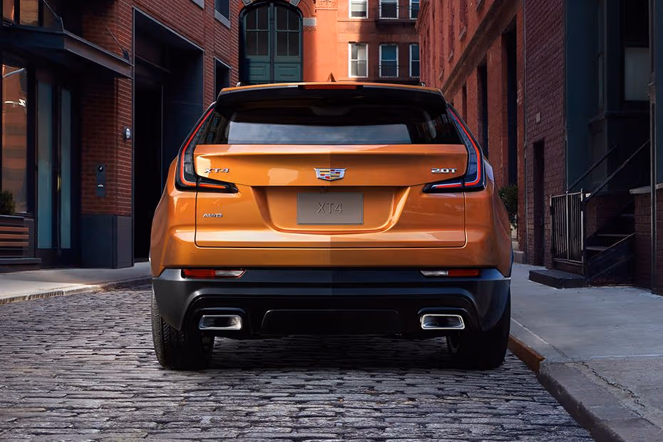 Cadillac XT4 2026 Rear View with LED Taillights