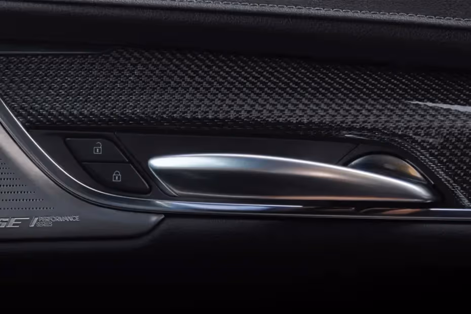 Cadillac XT5 2026 SUV Interior door handle close-up