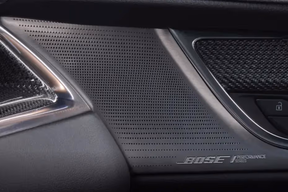 Cadillac XT5 2026 SUV Interior front door lower panel audio speaker