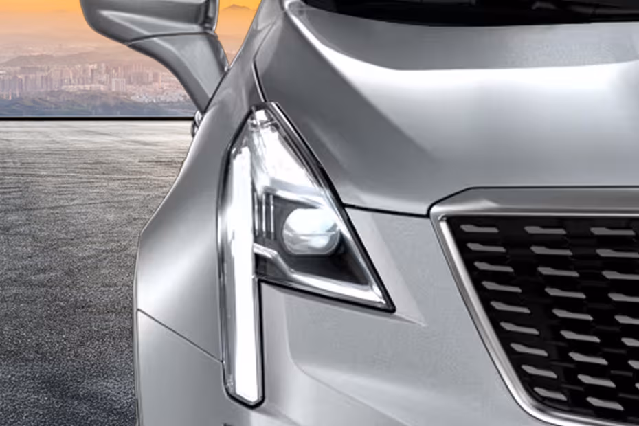 Cadillac XT5 2026 SUV LED projector headlight close-up