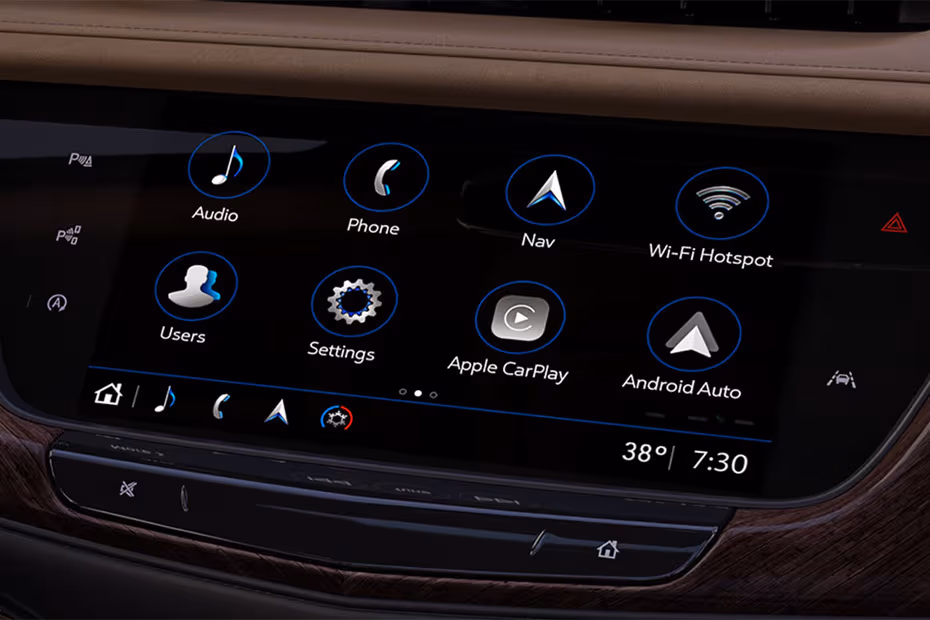 Cadillac XT6 2026 Floating touchscreen infotainment system