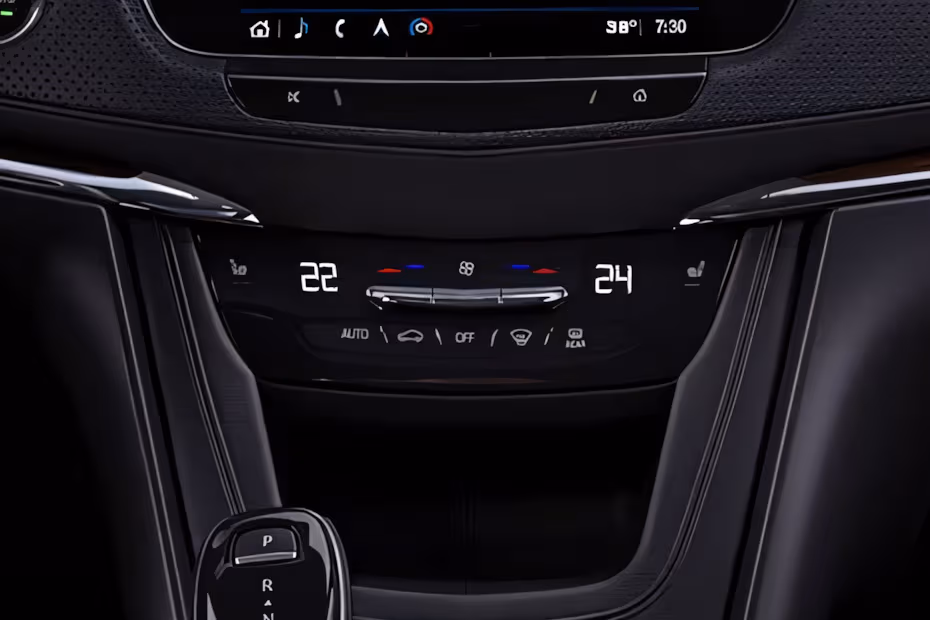 Cadillac XT6 2026 Interior dashboard climate control system AC controls