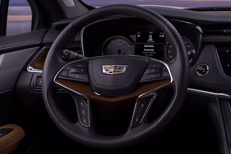 Cadillac XT6 2026 Steering wheel with multifunction controls