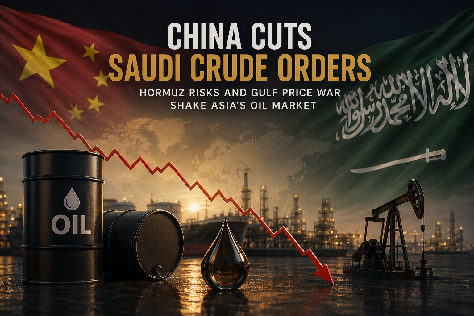 China Cuts Saudi Oil Orders as Hormuz Risks and Price War Intensify