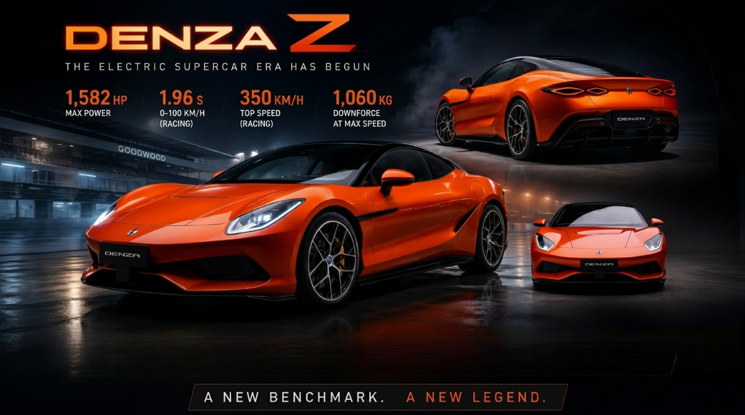 Denza Z Electric Supercar - 1,582 HP, 350 km/h, and a 2,000 HP Version Is Coming