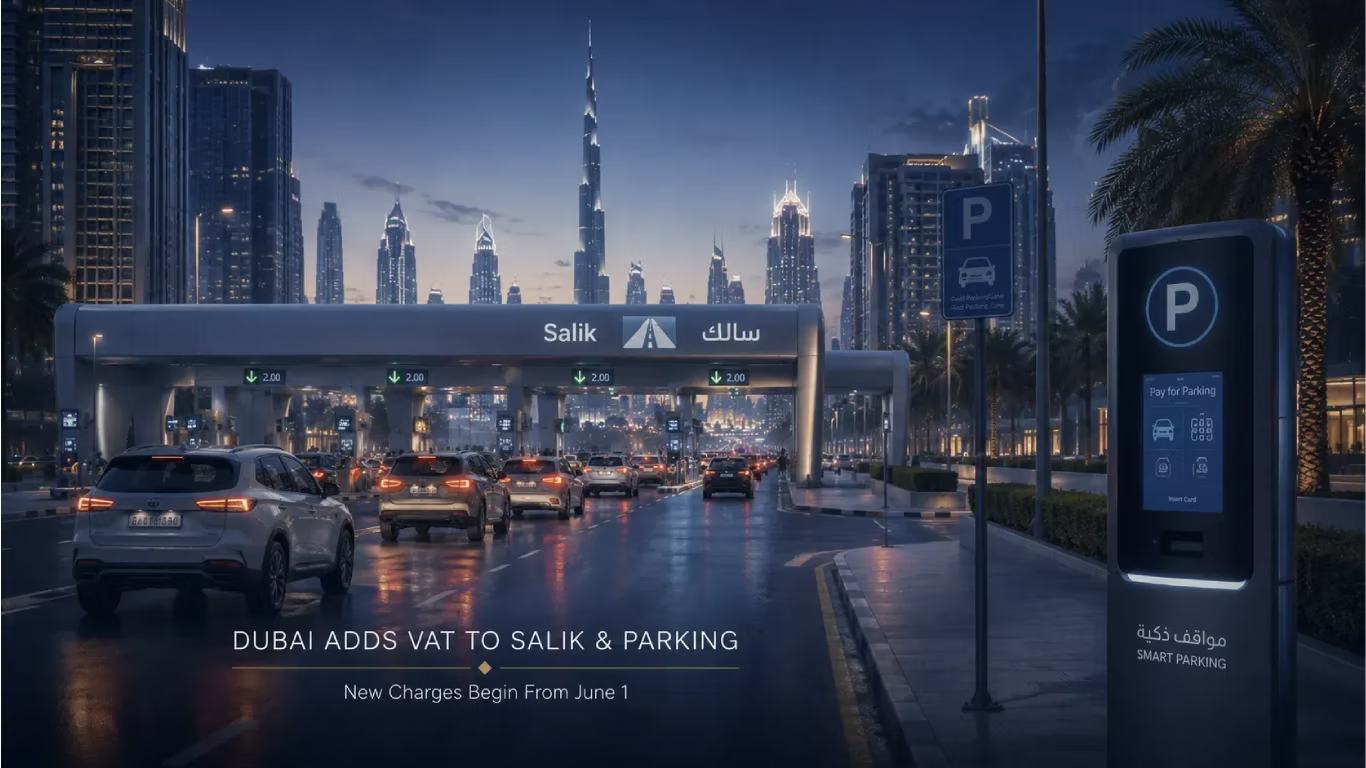 Dubai Motorists to Pay More as 5% VAT Applies to Salik From June 2026