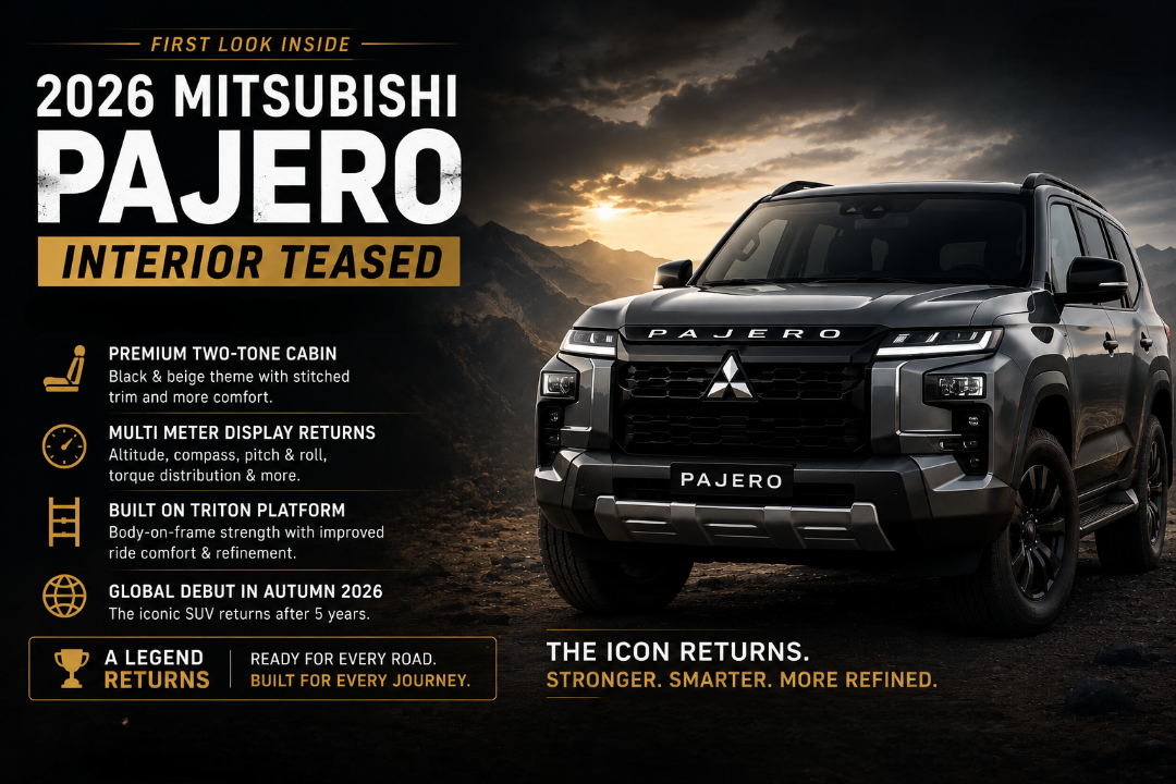Forget Everything You Knew About the Pajero—The 2026 Interior Changes Everything