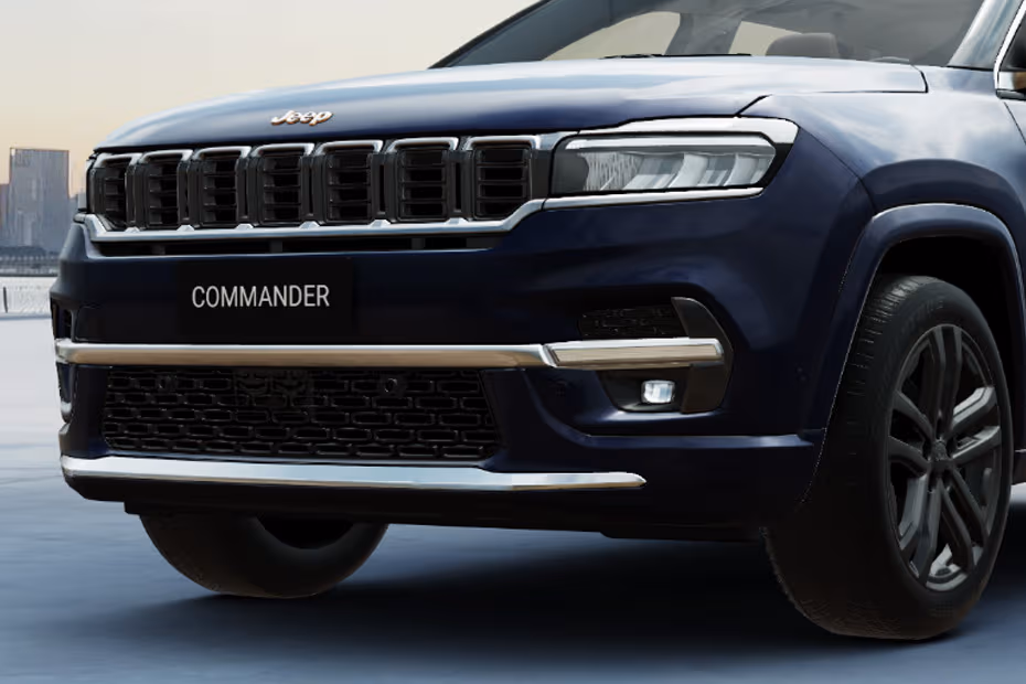 Jeep Commander 2026 Jazz blue front Grille Design