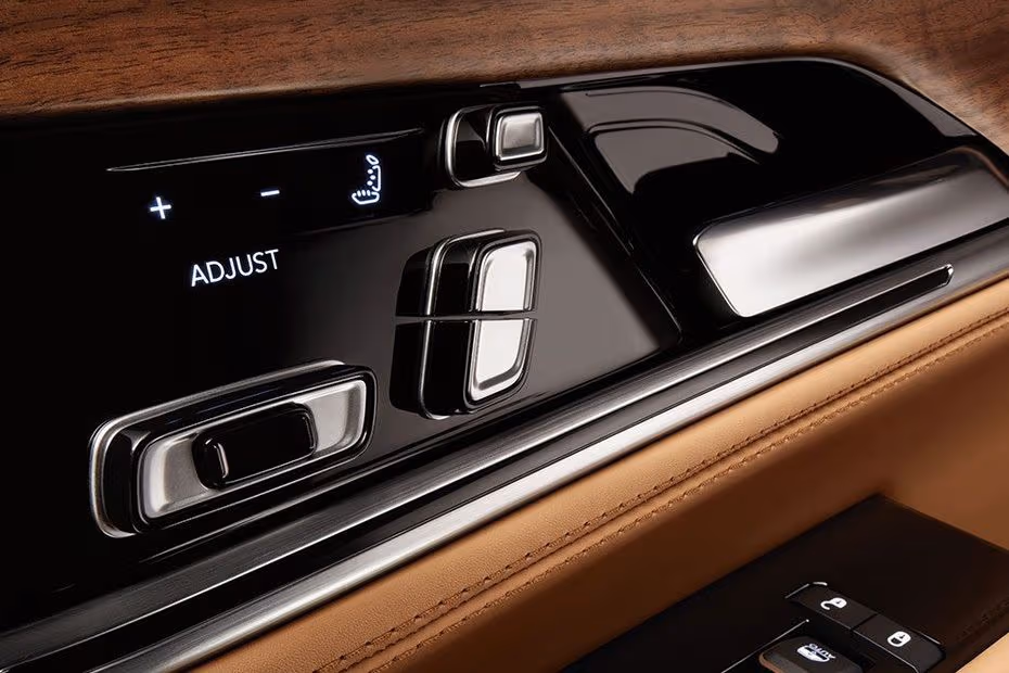 Jeep Grand Wagoneer 2026 Dashboard controls with ventilated Seat buttons