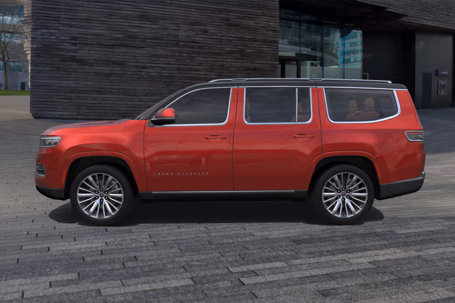 Jeep Grand Wagoneer 2026 side profile with alloy wheels