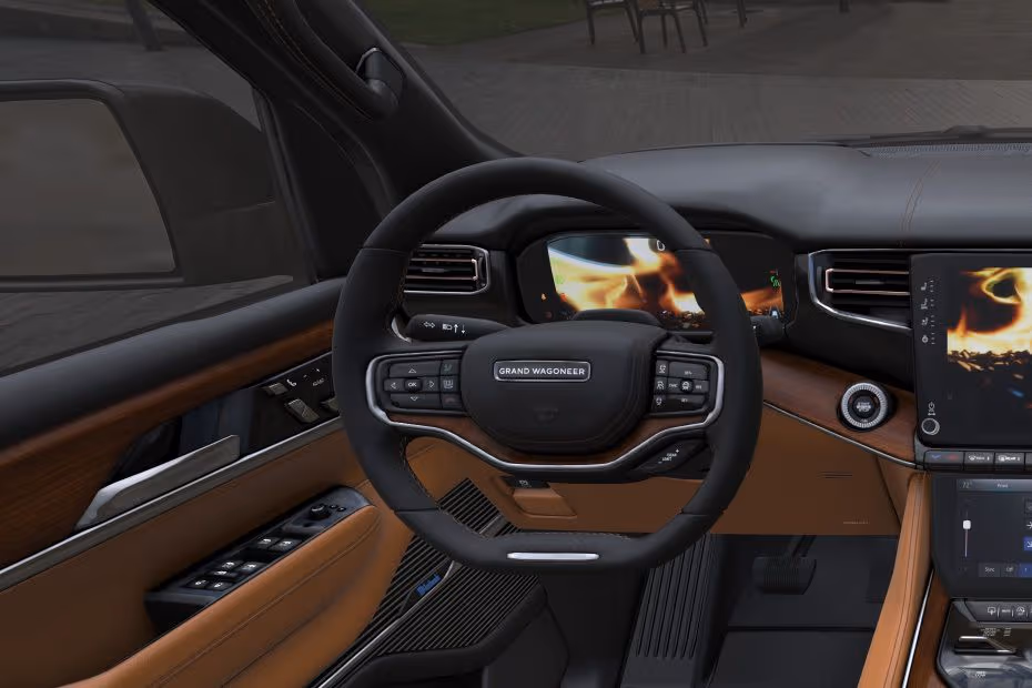 Jeep Grand Wagoneer 2026 Steering Wheel controls for driver information Display