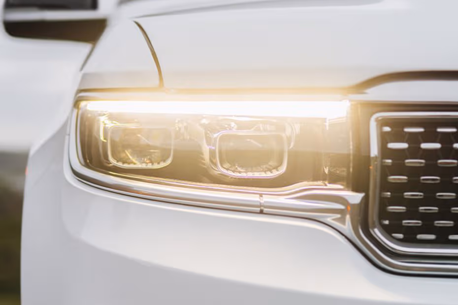 Jeep Grand Wagoneer 2026 view with LED Headlights