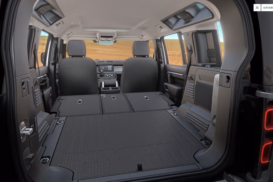 Land Rover DEFENDER 110 2026 Interior seat upholstery texture and material view