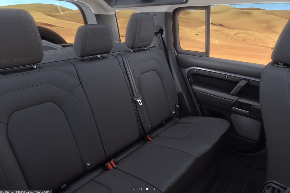 Land Rover DEFENDER 110 2026 Interior second row rear seats view
