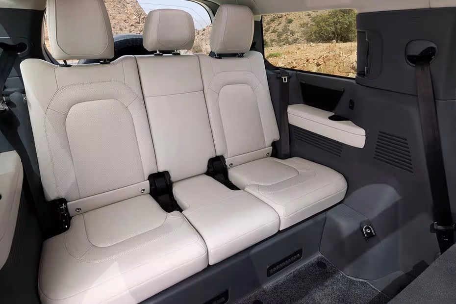 Land Rover DEFENDER 130 2026 Interior second row rear seats view