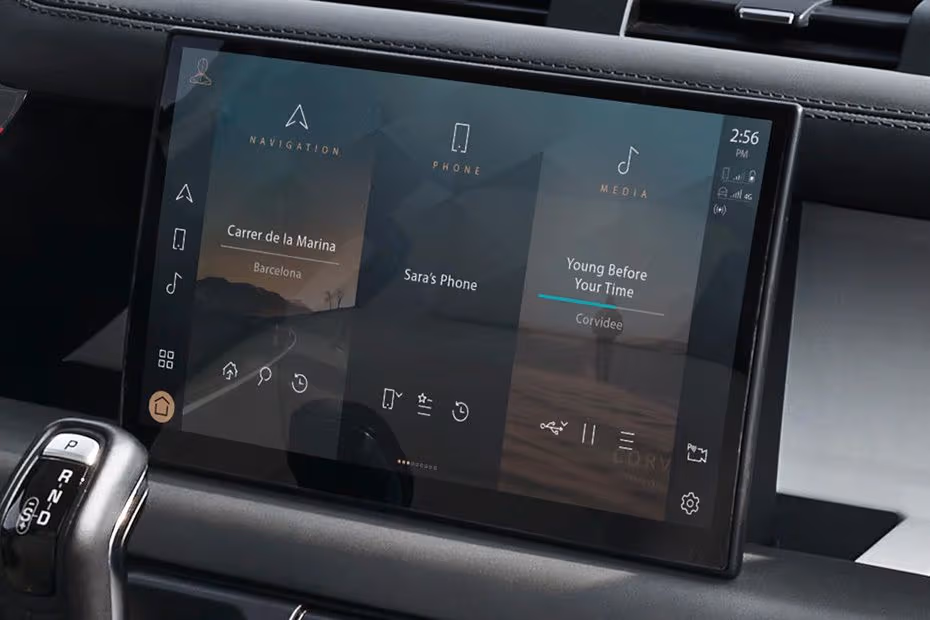 Land Rover DEFENDER 90 2026 Floating Touchscreen Infotainment System