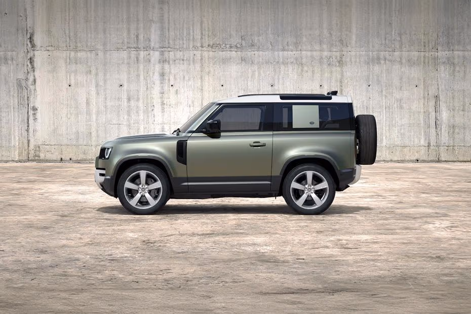 Land Rover DEFENDER 90 2026 Left Side Profile with Alloy Wheels