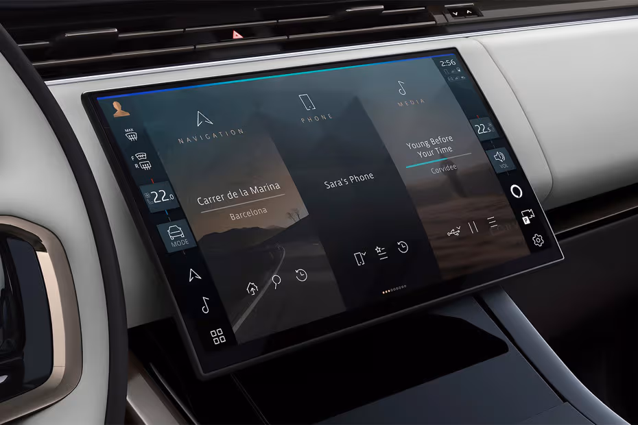 Land Rover Range Rover Sport 2026 Floating Touchscreen Infotainment System