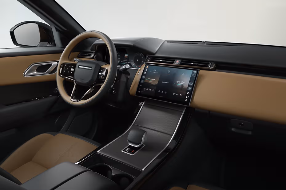 Land Rover Range Rover Velar 2026 Dashboard layout with dual integrated displays